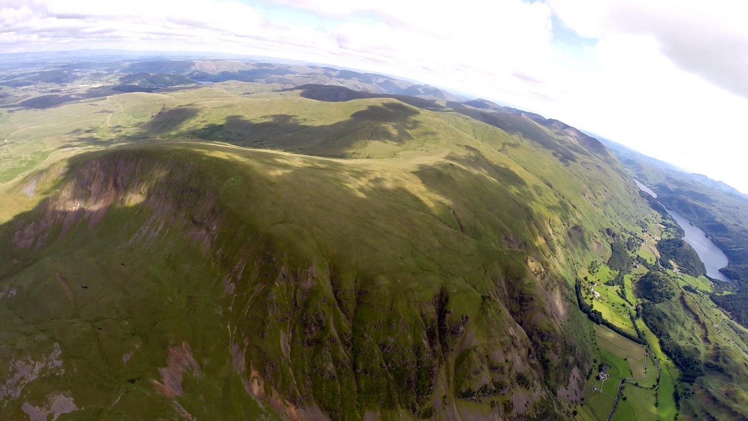 Helvellyn plateau in April