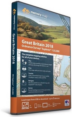 2018 1:25k Great Britain maps