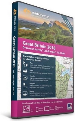 2018 1:50k Great Britain maps