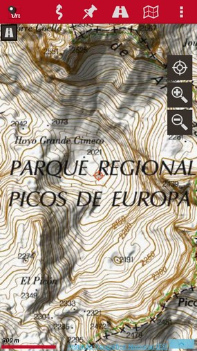 Oruxmaps map page