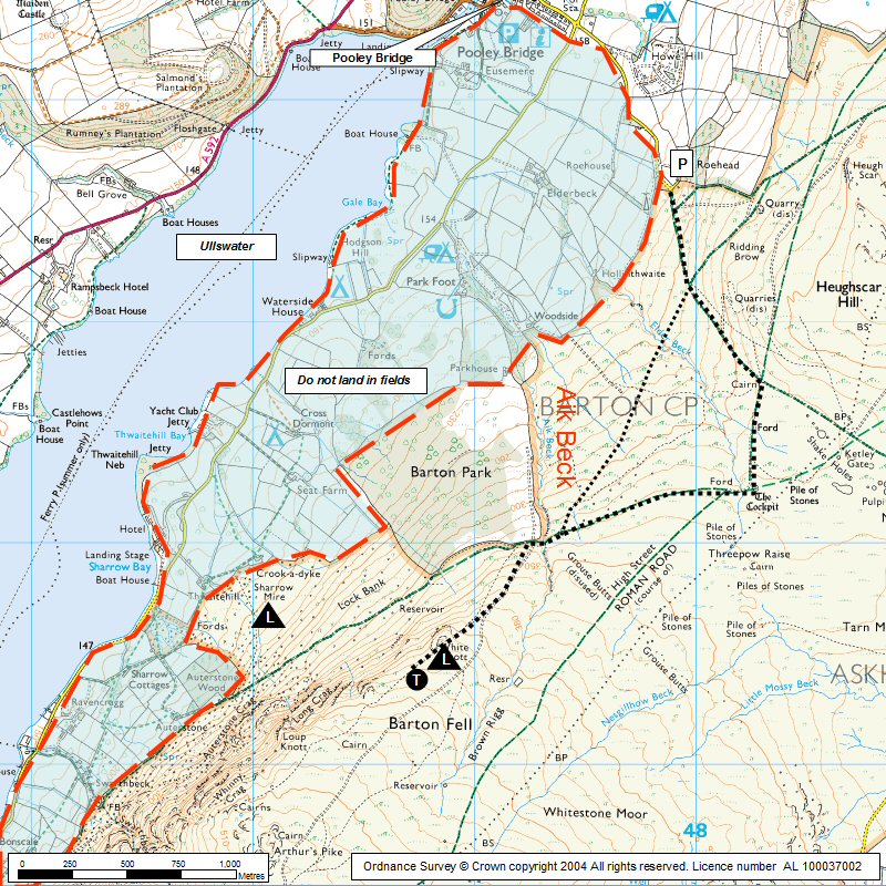 Barton Fell Map