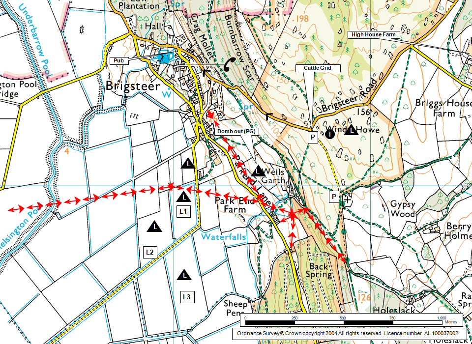 Brigsteer Map