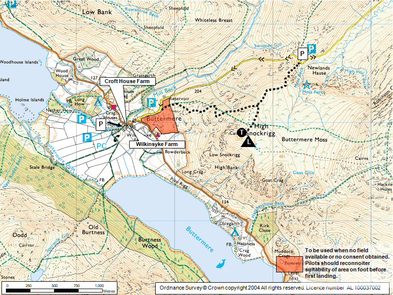 Buttermere Moss Map