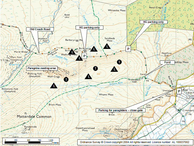 Wolf Crags Map