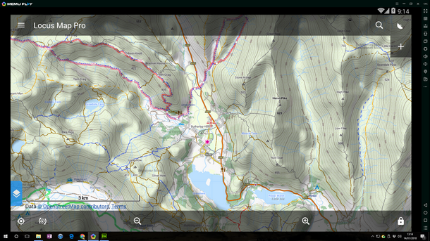 Locus Map in MEmu